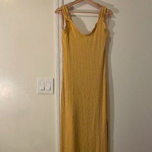 YELLOW SPRING/SUMMER DRESS